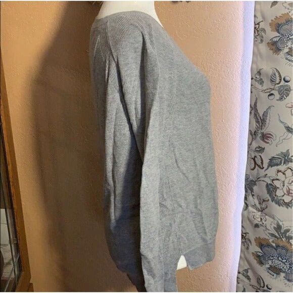 Everlane Gray Scoop Neck Knit Sweater Size XS - Picture 5 of 9